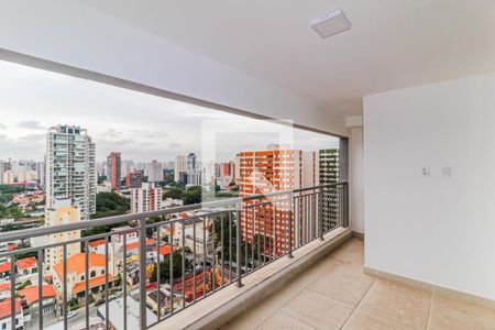 Varanda de apartamento à venda com 2 quartos, 76m² em Chácara Santo Antônio (zona Sul), São Paulo