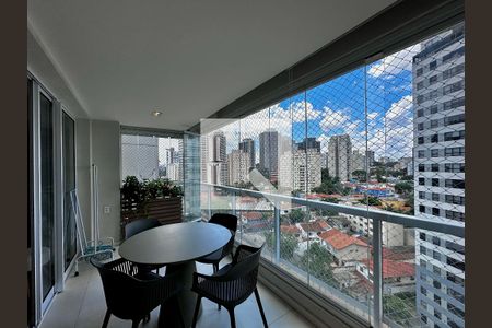 Varanda  de apartamento à venda com 3 quartos, 120m² em Jardim das Acacias, São Paulo