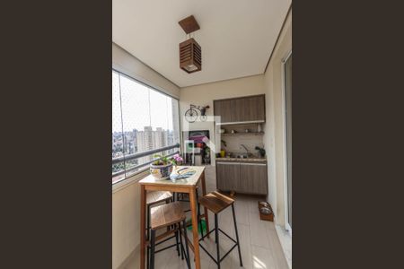 Varanda de apartamento à venda com 3 quartos, 87m² em Vila Dom Pedro Ii, São Paulo