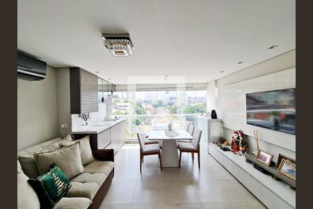 Sala e Cozinha integrada de apartamento à venda com 2 quartos, 58m² em Vila Rosalia, Guarulhos