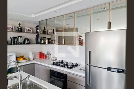 Sala e Cozinha integrada de apartamento à venda com 2 quartos, 58m² em Vila Rosalia, Guarulhos