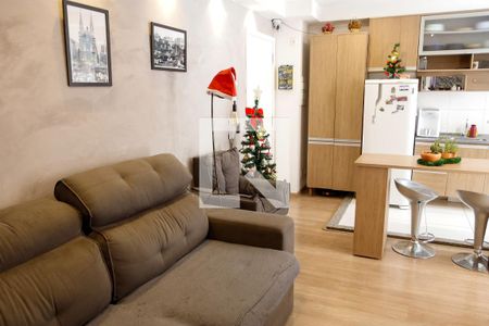 sala de apartamento para alugar com 2 quartos, 48m² em Santa Maria, Osasco