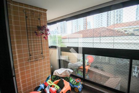 varanda de apartamento para alugar com 3 quartos, 123m² em Vila Regente Feijó, São Paulo