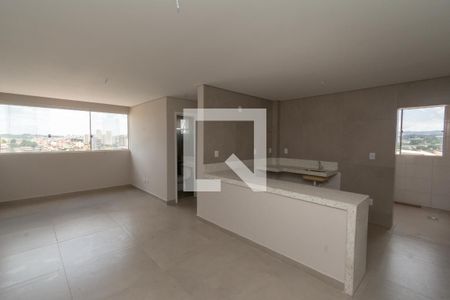 Sala de apartamento à venda com 2 quartos, 70m² em Inconfidentes, Contagem