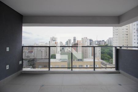 Varanda da Sala de apartamento para alugar com 2 quartos, 64m² em Jardim Paulista, São Paulo