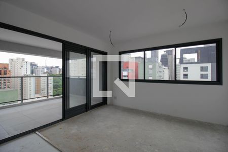 Sala/Cozinha de apartamento para alugar com 2 quartos, 64m² em Jardim Paulista, São Paulo