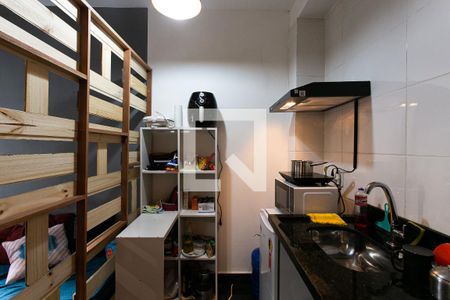 Cozinha de kitnet/studio para alugar com 1 quarto, 18m² em Vila Matilde, São Paulo