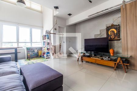 Sala de apartamento à venda com 2 quartos, 83m² em Alphaville Conde Ii, Barueri