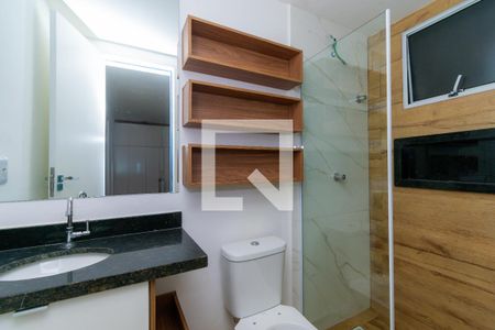 Banheiro de kitnet/studio para alugar com 1 quarto, 29m² em Vila Formosa, São Paulo