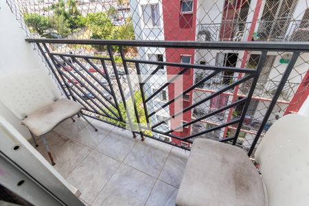 Varanda da Sala de apartamento para alugar com 2 quartos, 52m² em Vila Carmosina, São Paulo