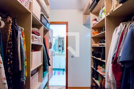 Closet do quarto 1 de casa à venda com 3 quartos, 133m² em Vila Homero Thon, Santo André