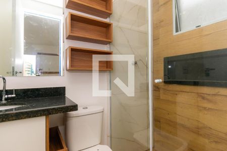 Banheiro de kitnet/studio para alugar com 1 quarto, 24m² em Vila Formosa, São Paulo