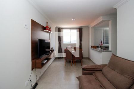 Sala de apartamento à venda com 2 quartos, 55m² em Ana Lúcia, Belo Horizonte