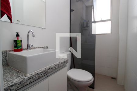 Banheiro Quarto de apartamento à venda com 2 quartos, 55m² em Ana Lúcia, Belo Horizonte