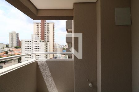 Varanda da Sala de apartamento à venda com 2 quartos, 57m² em Jardim Bela Vista, Santo André