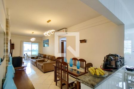 Sala de apartamento para alugar com 2 quartos, 88m² em Canto do Forte, Praia Grande