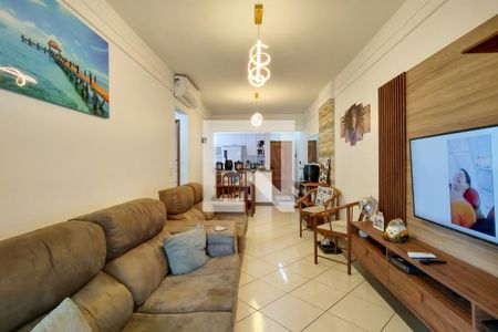 Sala de apartamento para alugar com 2 quartos, 88m² em Canto do Forte, Praia Grande