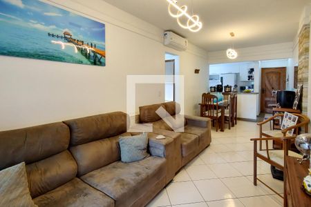 Sala de apartamento para alugar com 2 quartos, 88m² em Canto do Forte, Praia Grande