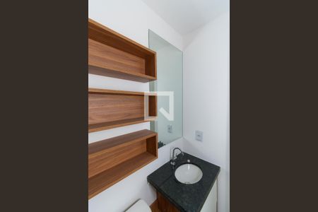 Banheiro de kitnet/studio para alugar com 1 quarto, 24m² em Vila Formosa, São Paulo