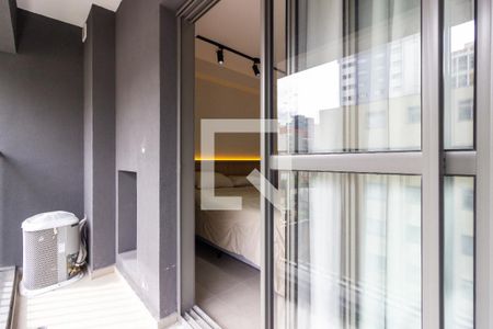 Varanda/Vista de kitnet/studio para alugar com 1 quarto, 26m² em Pinheiros, São Paulo