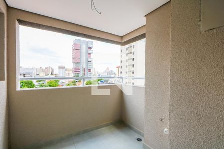 Varanda da sala de apartamento à venda com 2 quartos, 57m² em Jardim Bela Vista, Santo André
