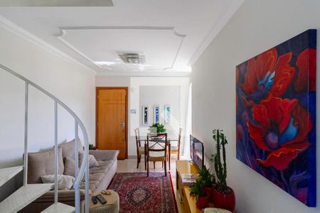 Sala  de apartamento à venda com 2 quartos, 120m² em Parque Turistas, Contagem