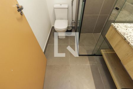 Banheiro de kitnet/studio para alugar com 1 quarto, 25m² em Campos Elíseos, São Paulo