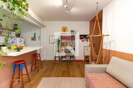 Sala de apartamento à venda com 1 quarto, 50m² em Santa Tereza, Porto Alegre