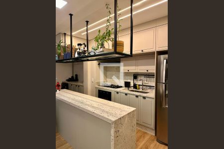 Cozinha de apartamento à venda com 2 quartos, 64m² em Tamboré, Barueri