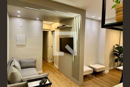 Sala de apartamento à venda com 2 quartos, 64m² em Tamboré, Barueri