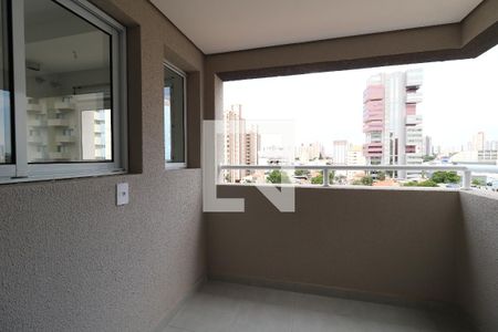 Varanda da Sala de apartamento à venda com 2 quartos, 57m² em Jardim Bela Vista, Santo André