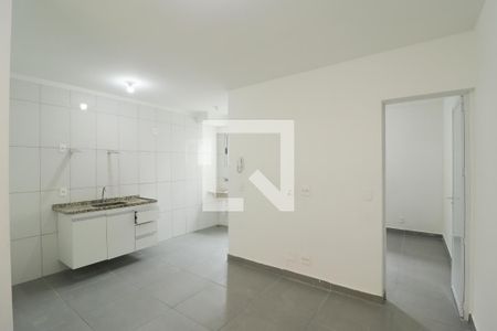 Sala/Cozinha/Área de Serviço de apartamento para alugar com 1 quarto, 30m² em Parque Peruche, São Paulo