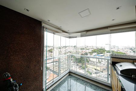 Varanda da Sala de apartamento à venda com 2 quartos, 59m² em Vila Ema, São Paulo