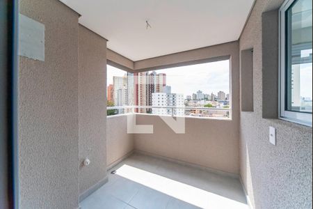 Varanda da Sala de apartamento à venda com 2 quartos, 57m² em Jardim Bela Vista, Santo André