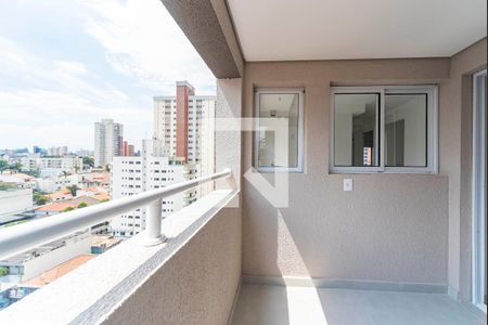 Varanda da Sala de apartamento à venda com 2 quartos, 57m² em Jardim Bela Vista, Santo André