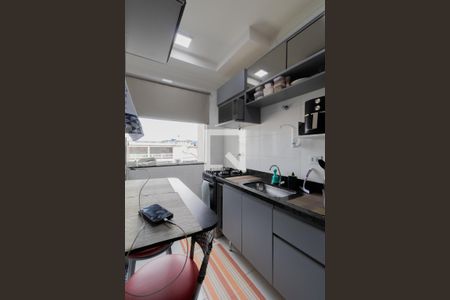 Sala e Cozinha  de apartamento à venda com 2 quartos, 37m² em Parada Xv de Novembro, São Paulo