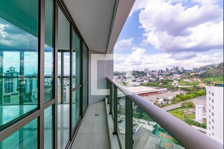 Varanda da Sala de apartamento para alugar com 3 quartos, 106m² em Buritis, Belo Horizonte