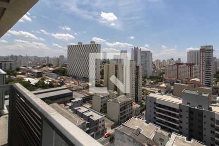 sacada de apartamento à venda com 1 quarto, 25m² em Aclimação, São Paulo