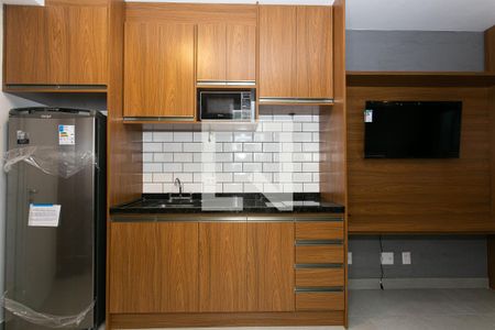 Cozinha de kitnet/studio para alugar com 1 quarto, 27m² em Vila Matilde, São Paulo