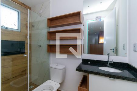 Banheiro de kitnet/studio para alugar com 1 quarto, 24m² em Vila Formosa, São Paulo