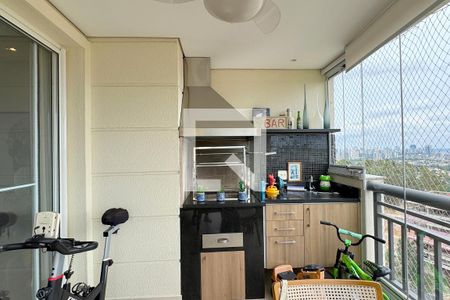 Varanda gourmet de apartamento à venda com 3 quartos, 122m² em Tamboré, Santana de Parnaíba