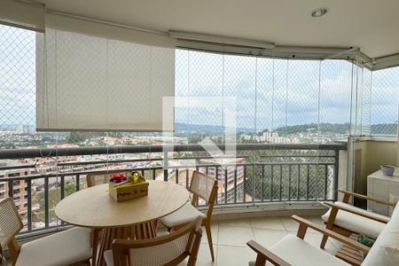 Varanda gourmet de apartamento à venda com 3 quartos, 122m² em Tamboré, Santana de Parnaíba