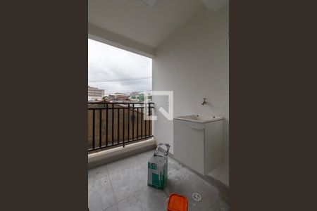 Varanda e Área de Serviço de apartamento para alugar com 2 quartos, 32m² em Vila Guilhermina, São Paulo