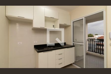 Sala/Cozinha de apartamento para alugar com 2 quartos, 32m² em Vila Guilhermina, São Paulo