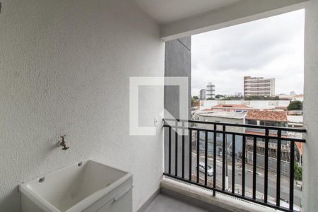 Varanda + Arera de Serviço de apartamento para alugar com 2 quartos, 32m² em Vila Guilhermina, São Paulo