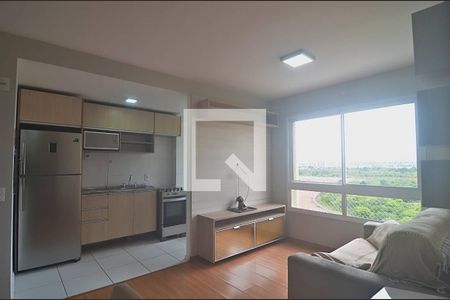 Sala de apartamento para alugar com 2 quartos, 75m² em Igara, Canoas