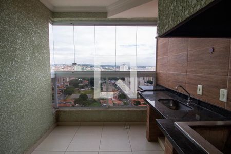 Varanda da Sala de apartamento para alugar com 2 quartos, 67m² em Jardim Goncalves, Sorocaba