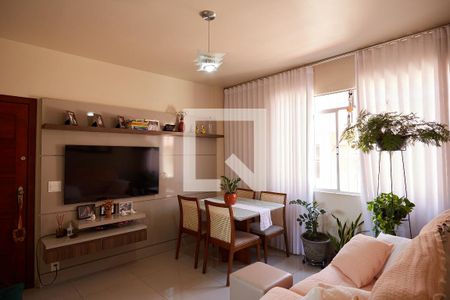 Sala de apartamento à venda com 3 quartos, 73m² em Sagrada Família, Belo Horizonte