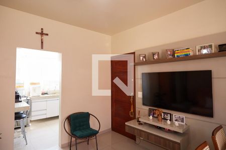 Sala de apartamento à venda com 3 quartos, 73m² em Sagrada Família, Belo Horizonte