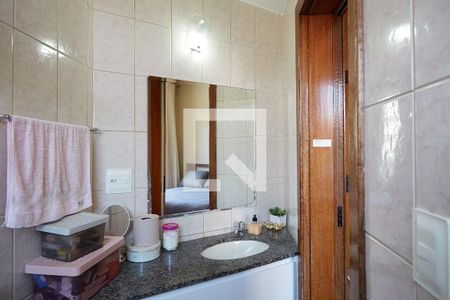 Banheiro da Suíte de apartamento à venda com 3 quartos, 73m² em Sagrada Família, Belo Horizonte